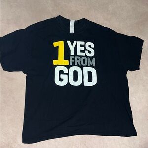 Vintage 1 Yes From God Christian Jesus T Shirt Quote From Tyler Perry